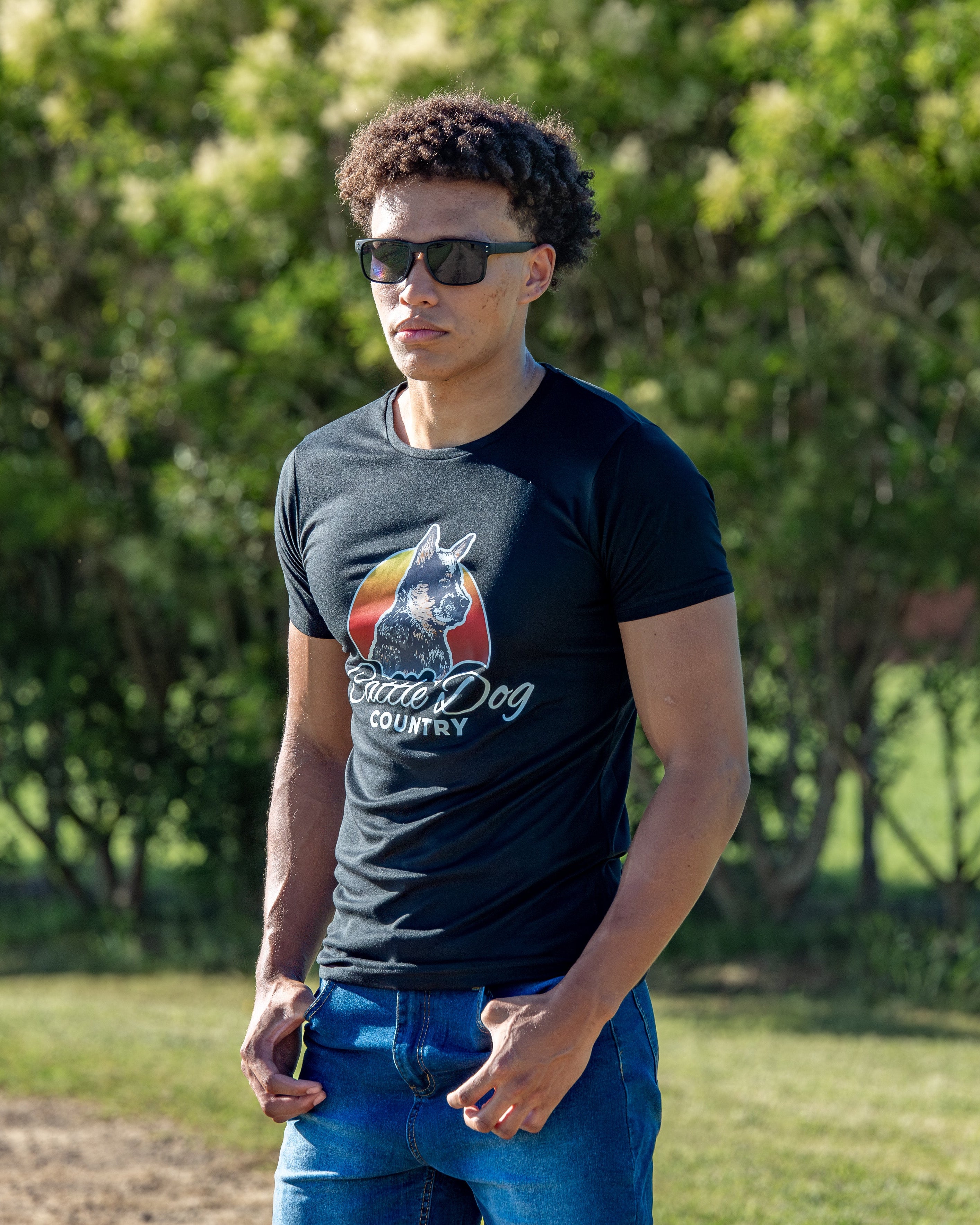 Mens Brushed Tee Black