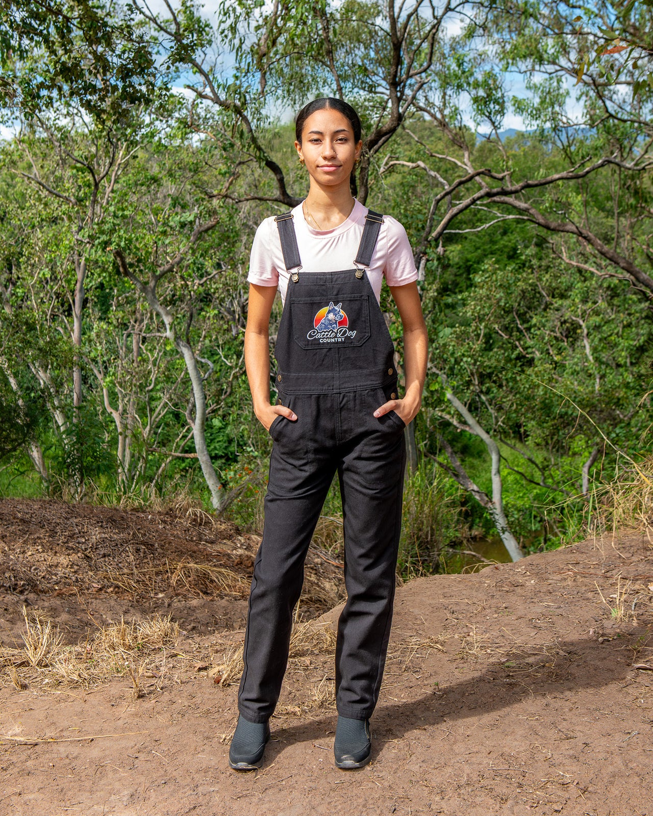 Womens Overalls Black