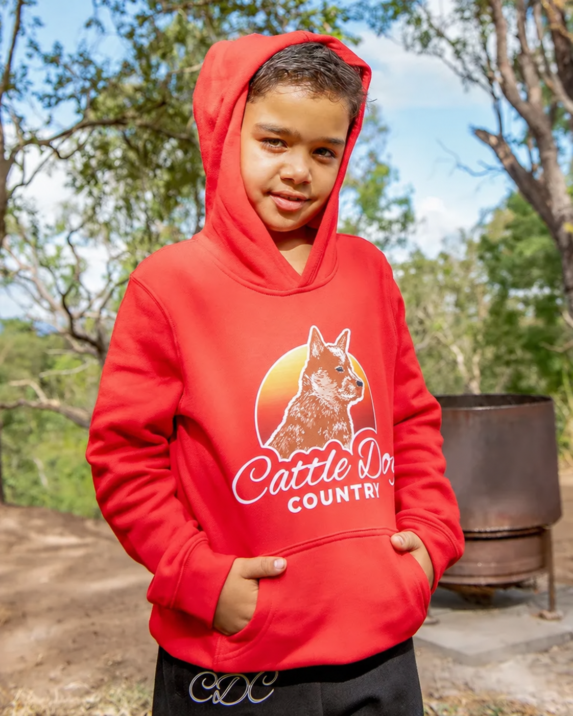 Kids Supply Hoodie - Red
