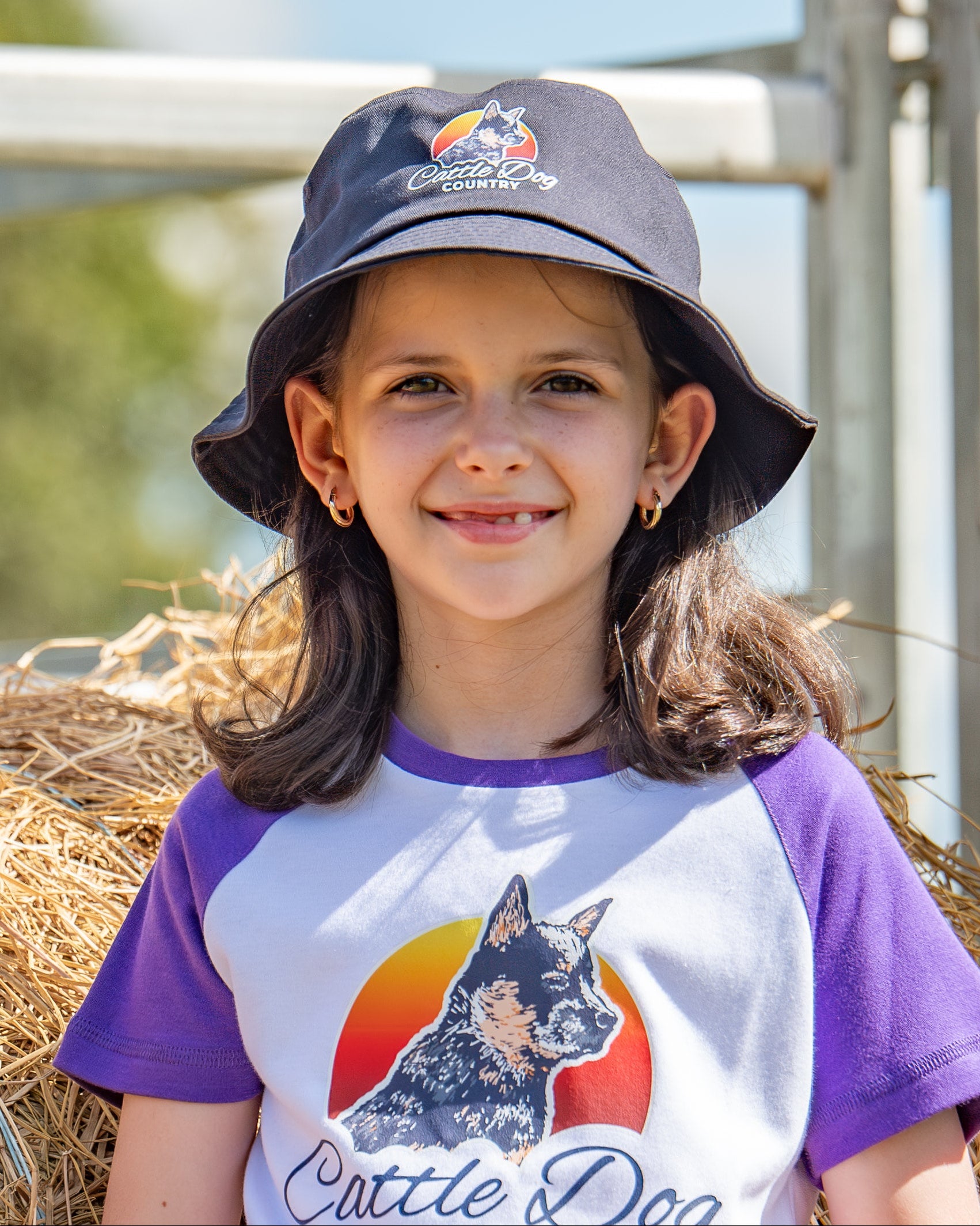 Kids Bucket Hat Navy