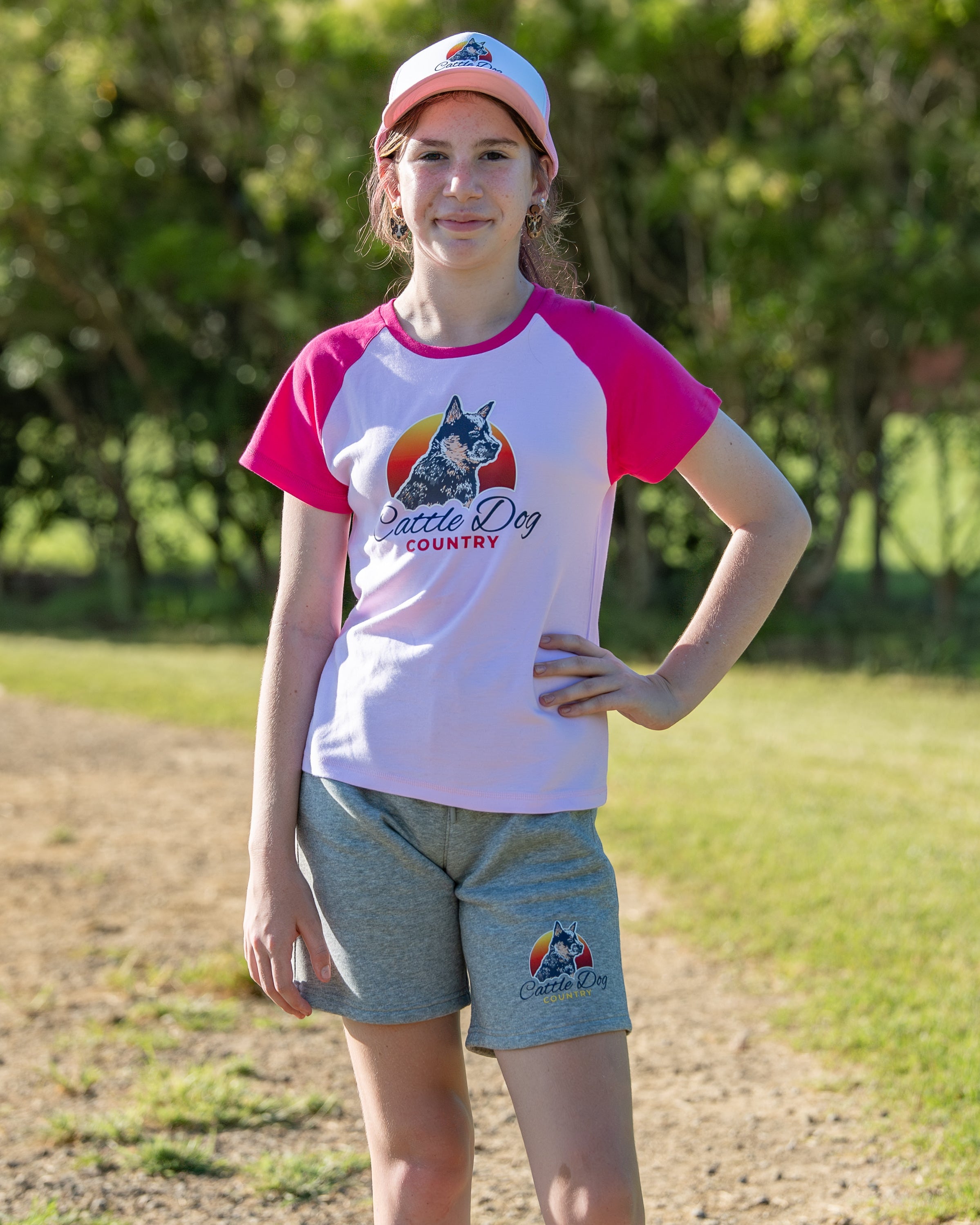 Kids Relaxed Track Shorts Grey