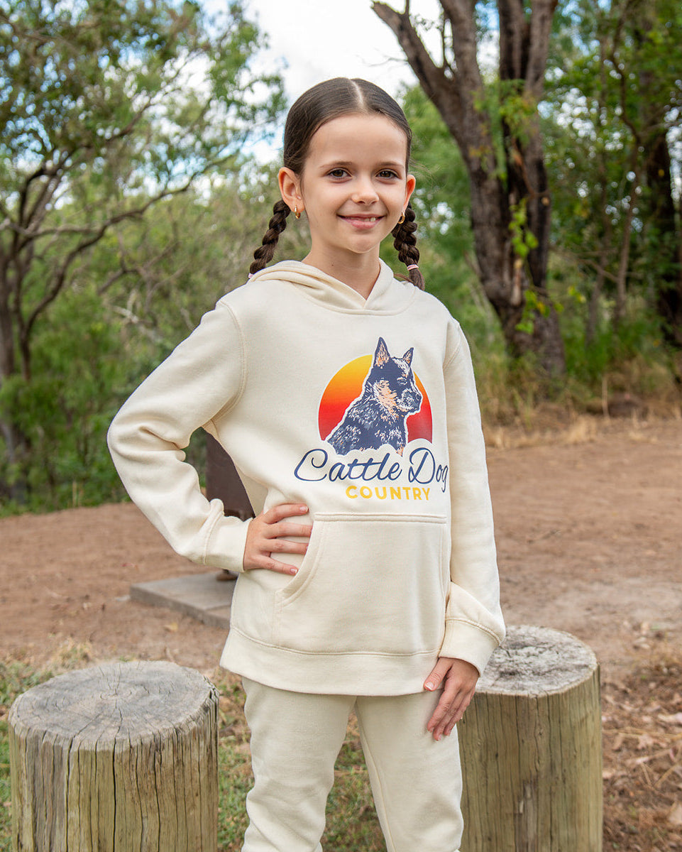 Kids Supply Hood Ecru Angle