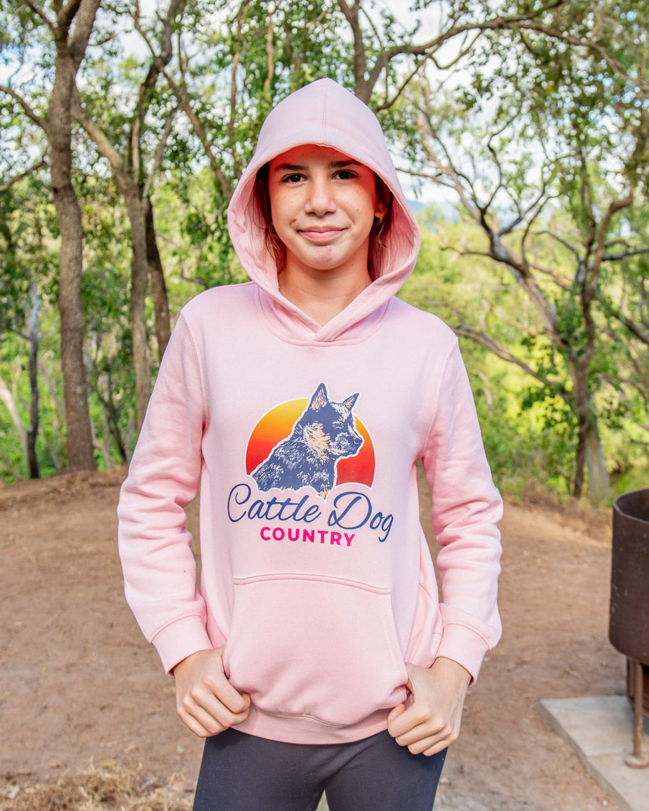Kids Supply Hoodie Pink Front