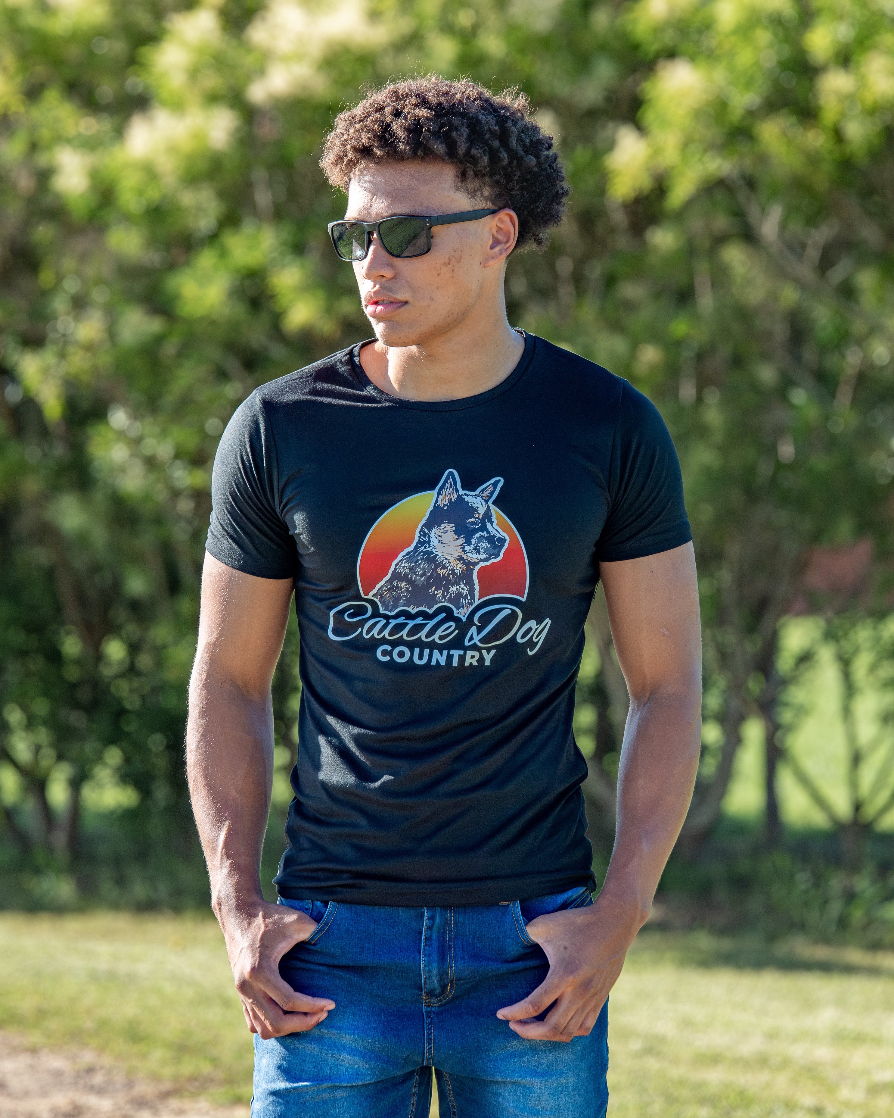 Mens Brushed Tee Black