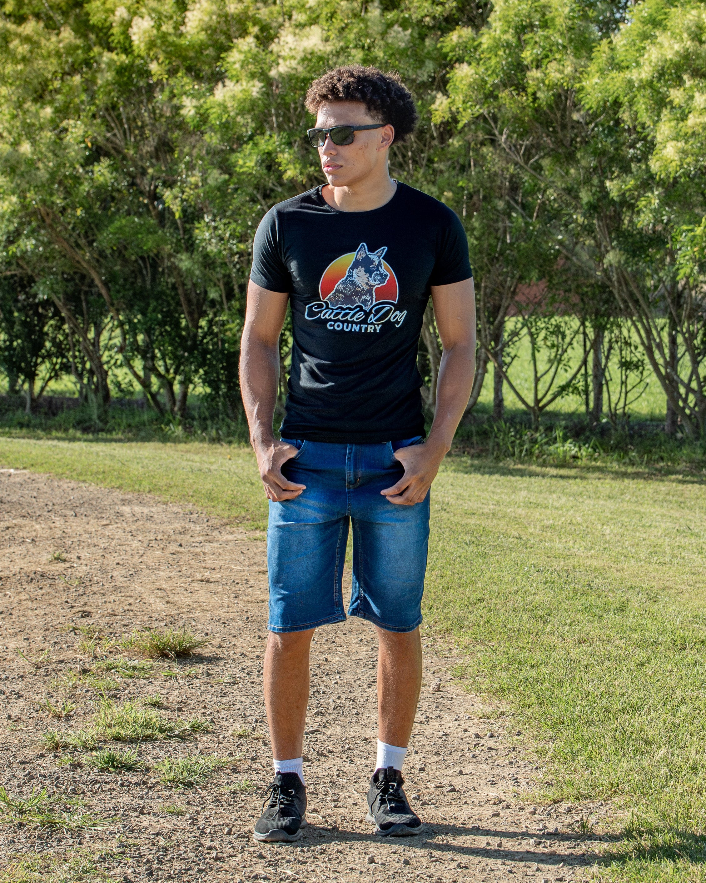 Mens Brushed Tee Black