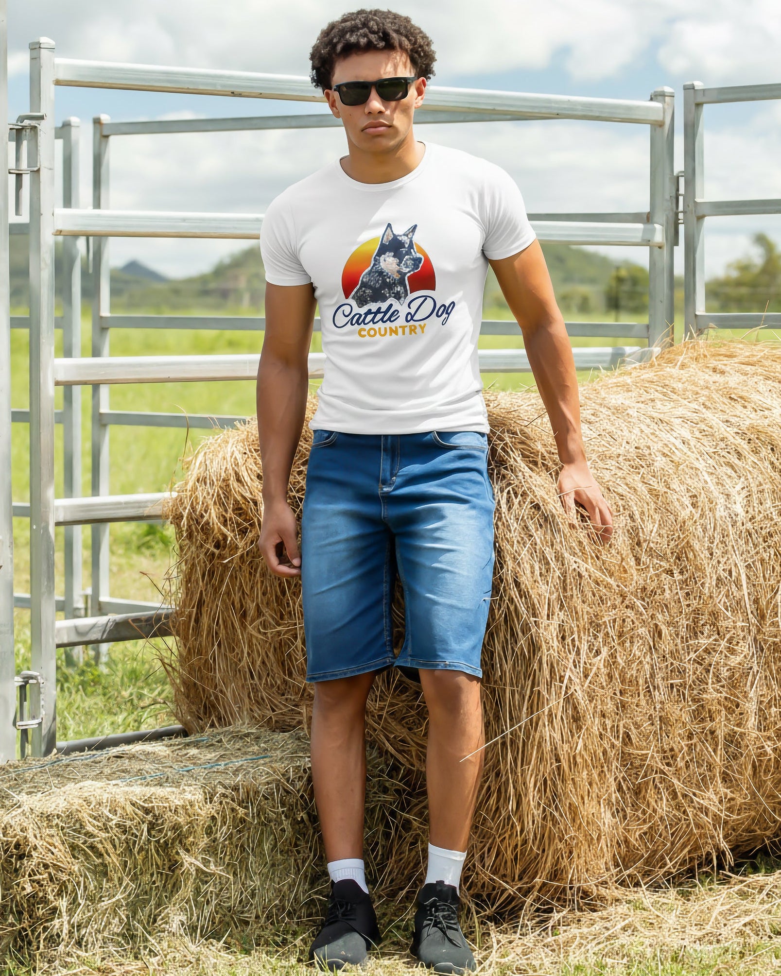 Mens Brushed Tee White