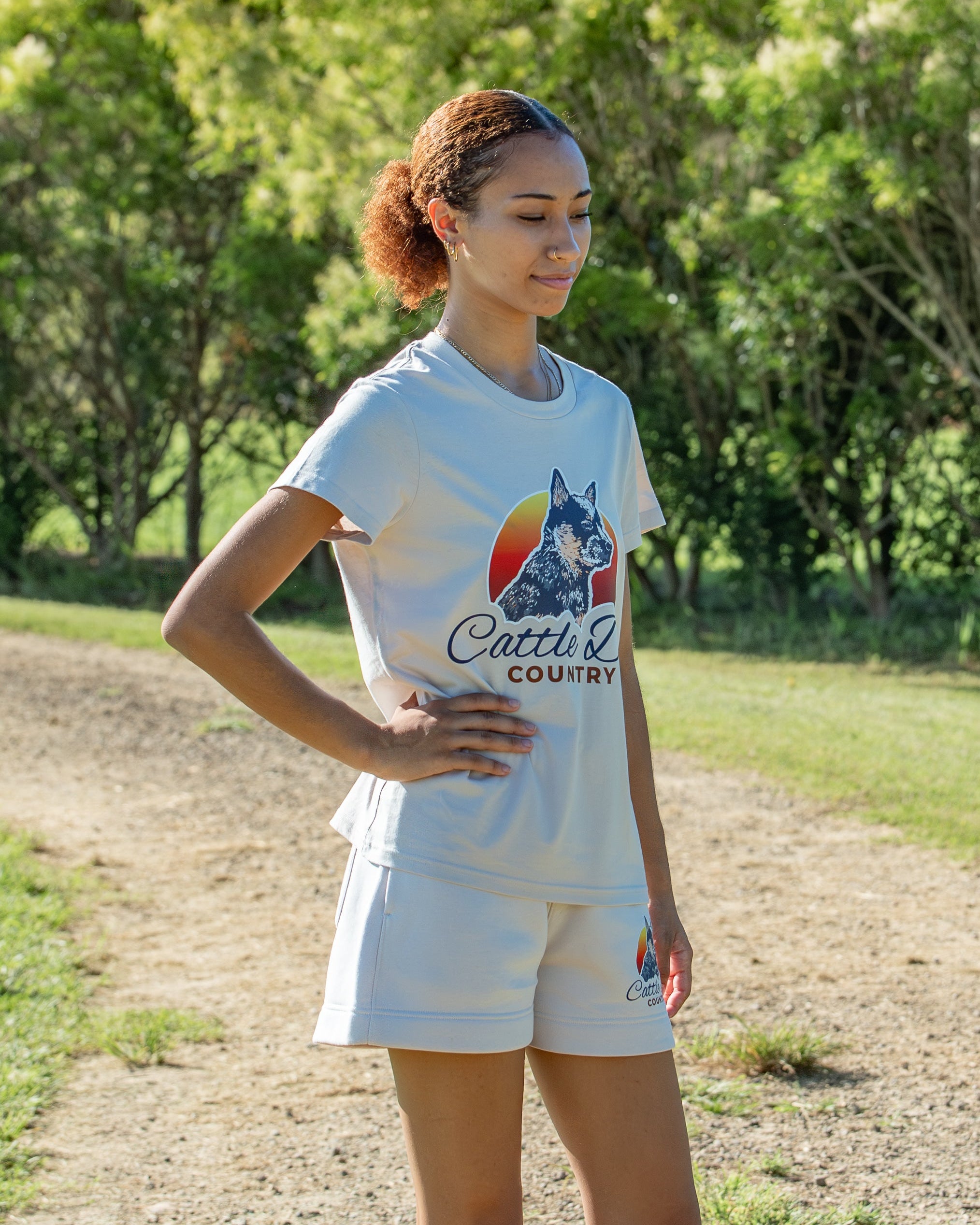 Womens Basic Tee Bone