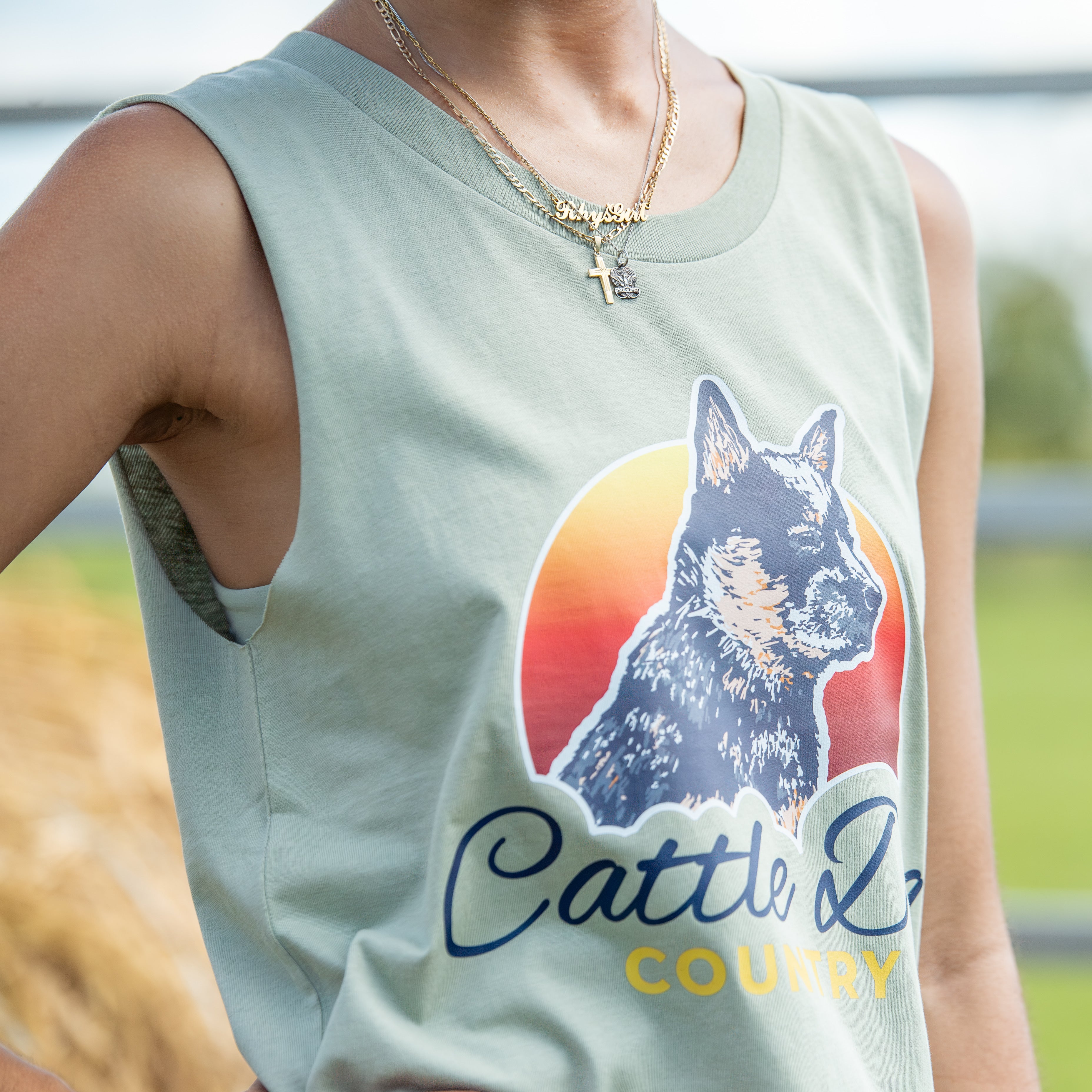 Womens Tank - Colour Pistachio