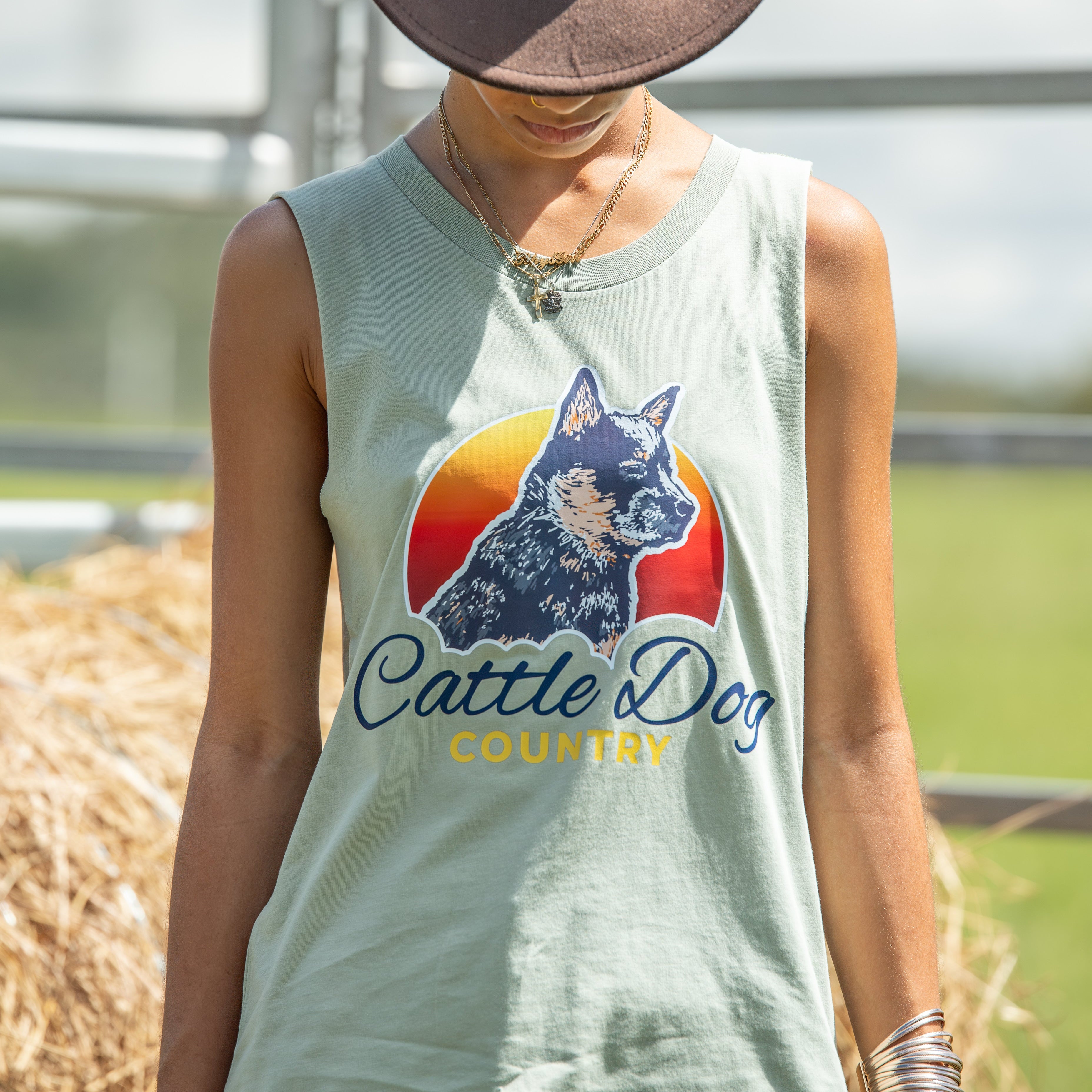 Womens Tank - Colour Pistachio